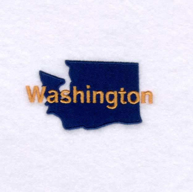 Picture of Washington State Machine Embroidery Design