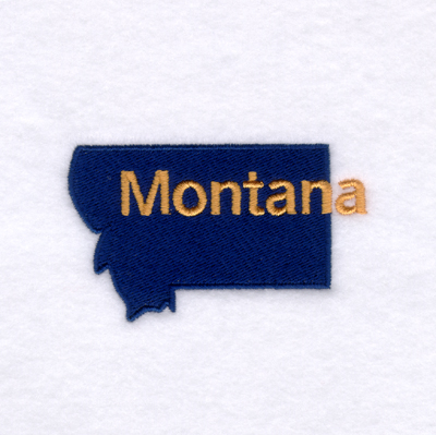 Montana State Machine Embroidery Design