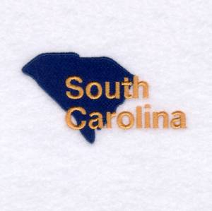 Picture of South Carolina State Machine Embroidery Design