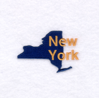 New York State Machine Embroidery Design