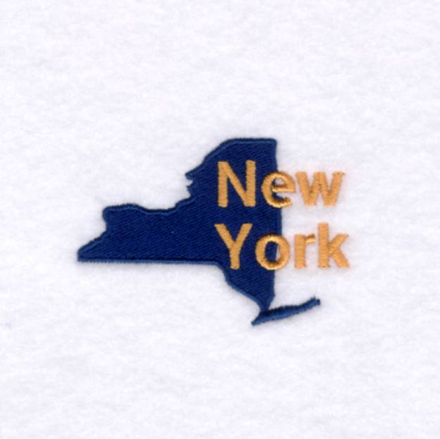 Picture of New York State Machine Embroidery Design