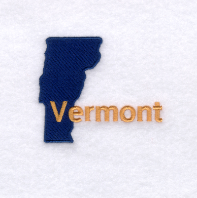 Vermont State Machine Embroidery Design