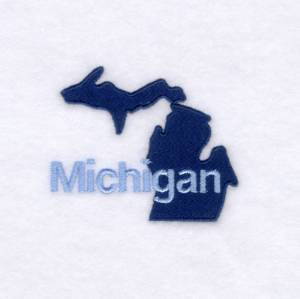 Picture of Michigan State Machine Embroidery Design
