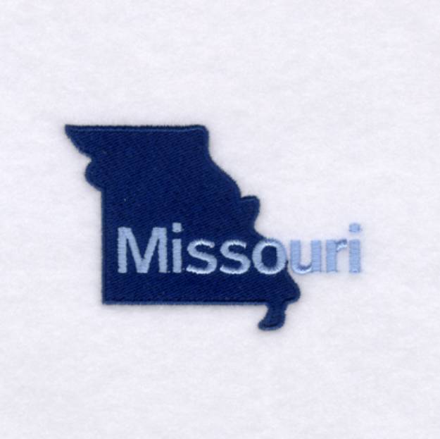 Picture of Missouri State Machine Embroidery Design