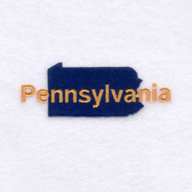 Picture of Pennsylvania State Machine Embroidery Design