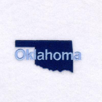 Oklahoma State Machine Embroidery Design