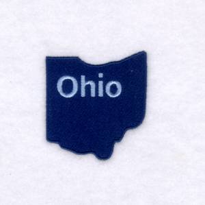 Picture of Ohio State Machine Embroidery Design