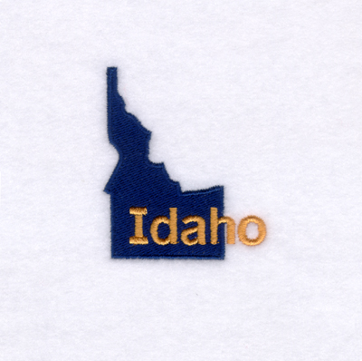 Idaho State Machine Embroidery Design
