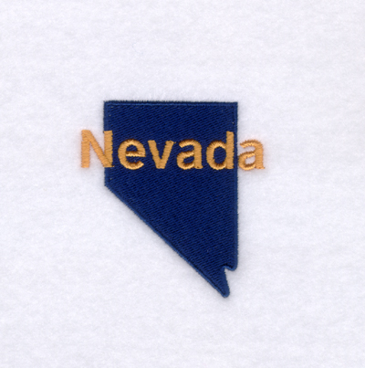 Nevada State Machine Embroidery Design