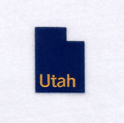 Utah State Machine Embroidery Design
