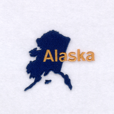 Alaska State Machine Embroidery Design