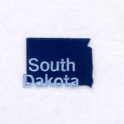 South Dakota State Machine Embroidery Design