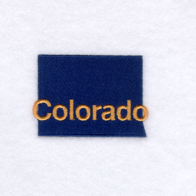 Colorado State Machine Embroidery Design