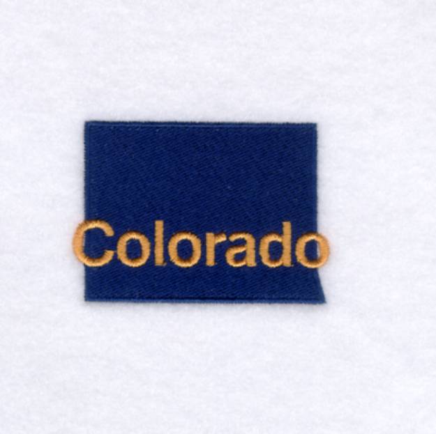Picture of Colorado State Machine Embroidery Design