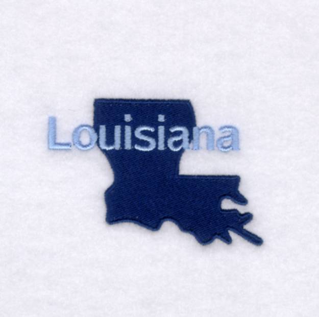 Picture of Louisiana State Machine Embroidery Design