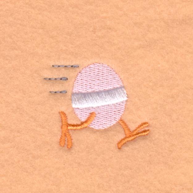 Picture of Easter Egg Legs Machine Embroidery Design