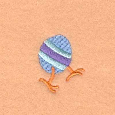 Easter Egg Legs Machine Embroidery Design