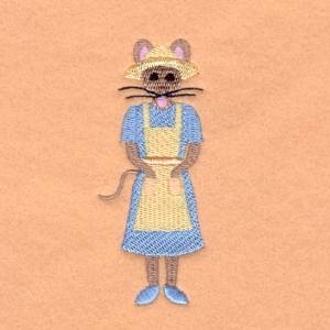 Picture of Easter Parade Mouse Machine Embroidery Design