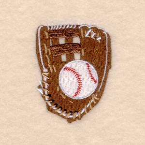 Picture of Baseball Mitt Machine Embroidery Design