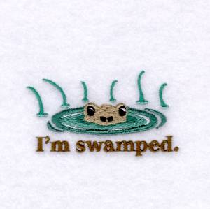 Picture of Im Swamped. Machine Embroidery Design