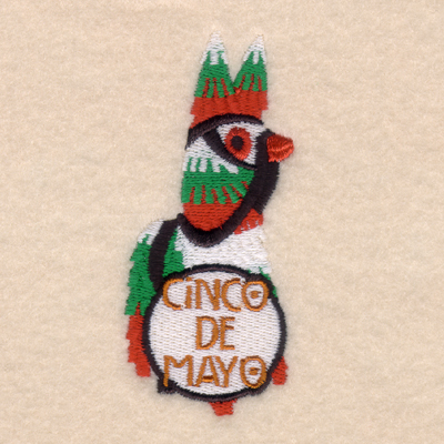 Cinco de Mayo Pinata Machine Embroidery Design