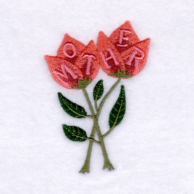 Mother Flowers Machine Embroidery Design