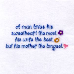 Picture of Mothers Longest Love Machine Embroidery Design