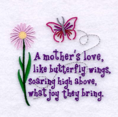 Mothers Love Machine Embroidery Design
