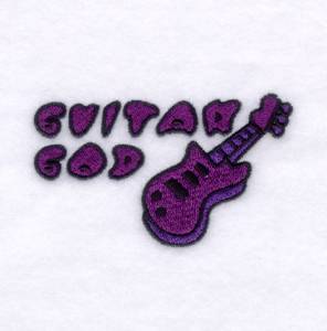 Picture of Guitar God Machine Embroidery Design
