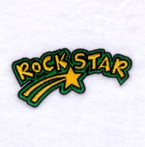 Picture of Rock Star Machine Embroidery Design