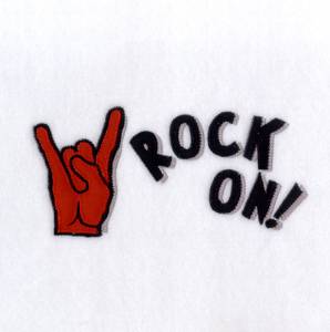 Picture of Rock On! - Applique Machine Embroidery Design