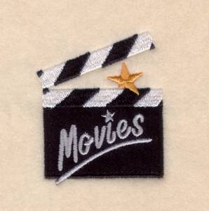 Picture of Movie Clapper Board - Cut Machine Embroidery Design