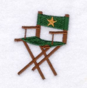 Picture of Directors Chair Machine Embroidery Design