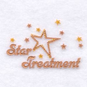 Picture of Star Treatment Machine Embroidery Design