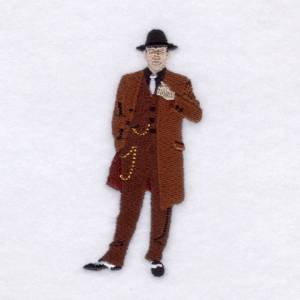 Picture of Zoot Suit Machine Embroidery Design
