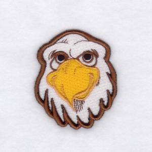 Picture of Eagle Head (Puff) Machine Embroidery Design