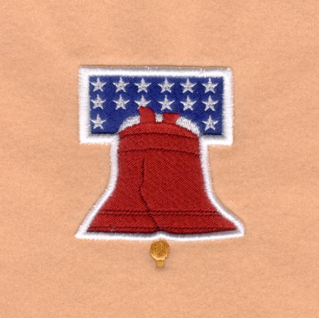 Picture of Liberty Bell (Puff) Machine Embroidery Design