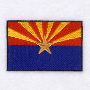 Picture of Arizona State Flag Machine Embroidery Design
