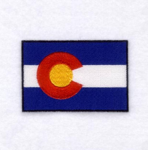 Picture of Colorado State Flag Machine Embroidery Design