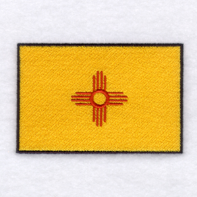 New Mexico State Flag Machine Embroidery Design