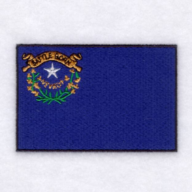 Picture of Nevada State Flag Machine Embroidery Design