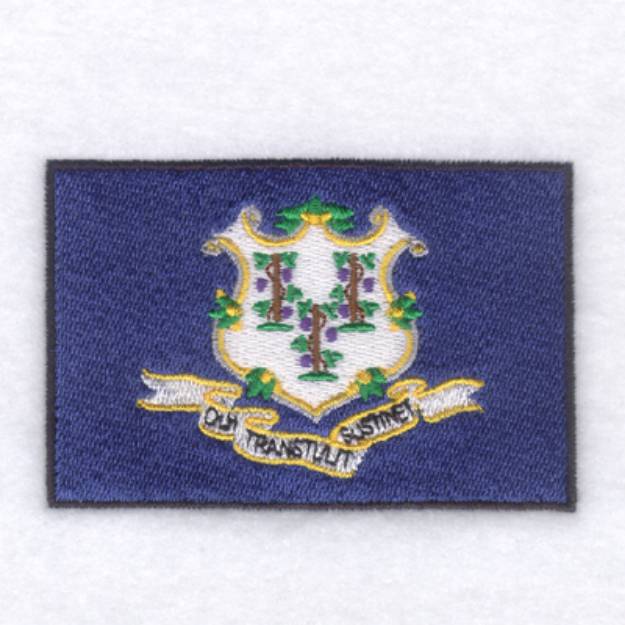 Picture of Connecticut State Flag Machine Embroidery Design