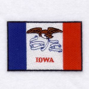 Picture of Iowa State Flag Machine Embroidery Design