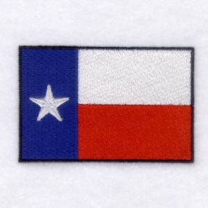 Picture of Texas State Flag Machine Embroidery Design