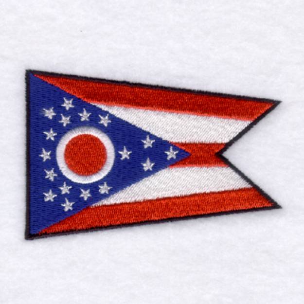 Picture of Ohio State Flag Machine Embroidery Design