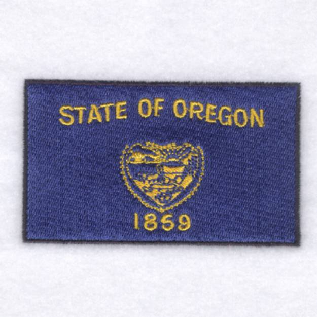 Picture of Oregon State Flag Machine Embroidery Design