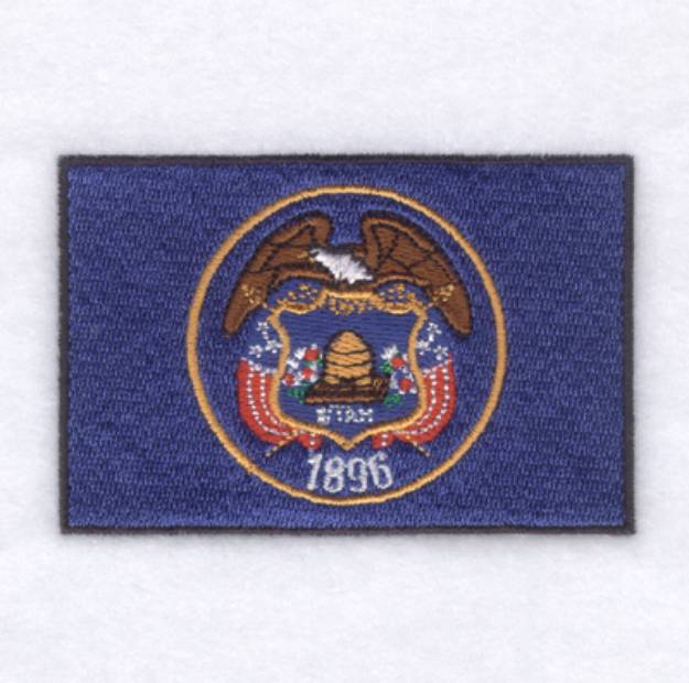 Picture of Utah State Flag Machine Embroidery Design