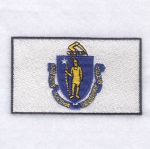 Picture of Massachusetts State Flag Machine Embroidery Design