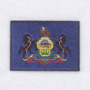 Picture of Pennsylvania State Flag Machine Embroidery Design