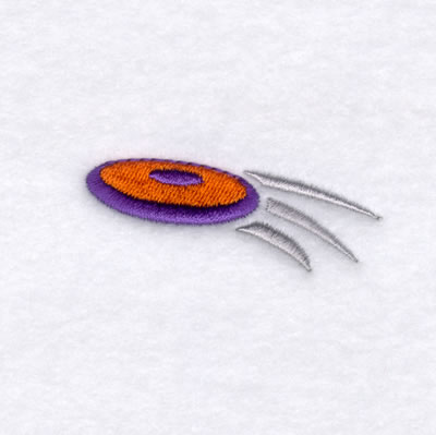 Frisbee Machine Embroidery Design